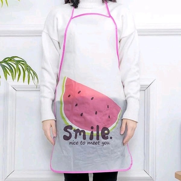 Fruit Print Waterproof Apron