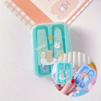 2 Pcs/Set Kids Nail Clippers, Cute Portable Household Nail Scissors, Manicure Tool Set