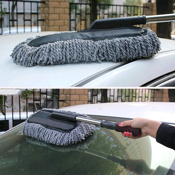 Telescopic Fabric Car Cleaning Brush Duster