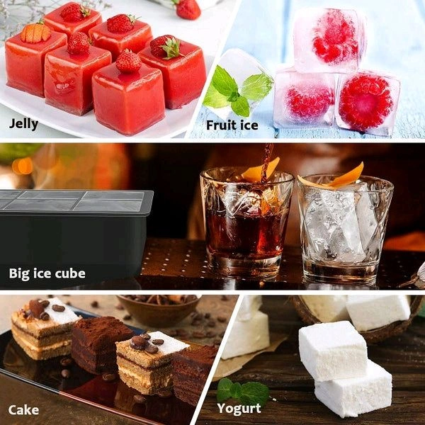 6 Grid Silicone Big Ice Tray