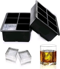 6 Grid Silicone Big Ice Tray