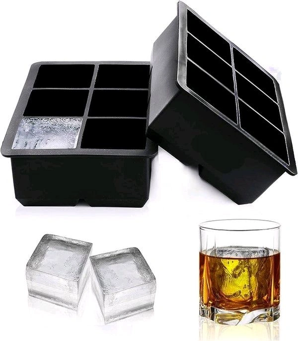 6 Grid Silicone Big Ice Tray