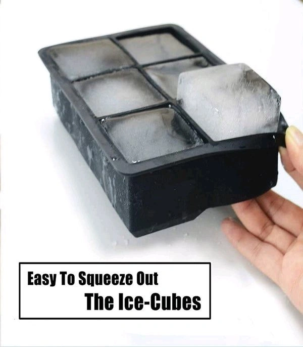6 Grid Silicone Big Ice Tray