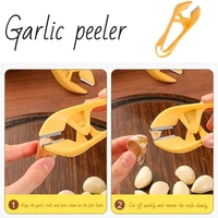 Garlic Peeler Manual Easy to Use Practical Gadgets Garlic Clove Peeling Clip (1 Pcs)