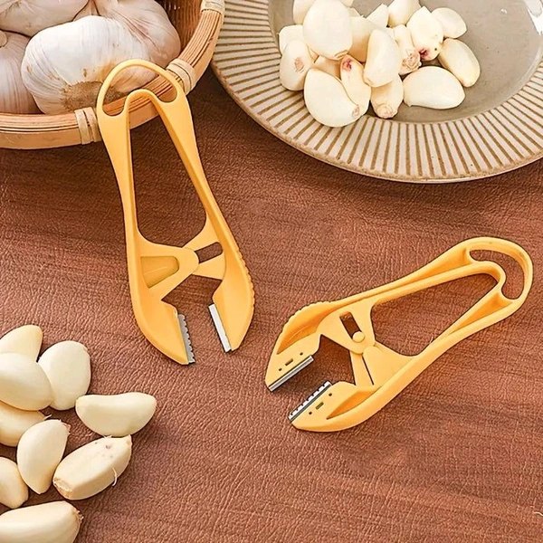 Garlic Peeler Manual Easy to Use Practical Gadgets Garlic Clove Peeling Clip (1 Pcs)