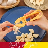 Garlic Peeler Manual Easy to Use Practical Gadgets Garlic Clove Peeling Clip (1 Pcs)