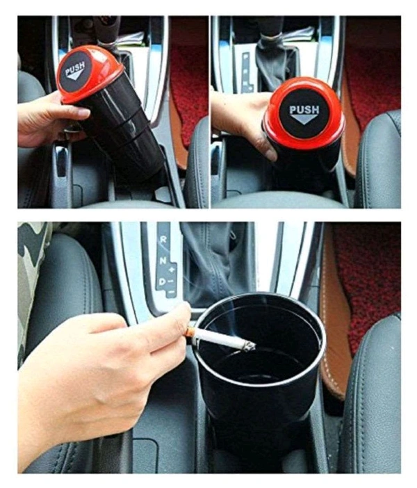 Mini Car Dustbin Trash Bin Universal Traveling Portable Useful for All Cars Accessories