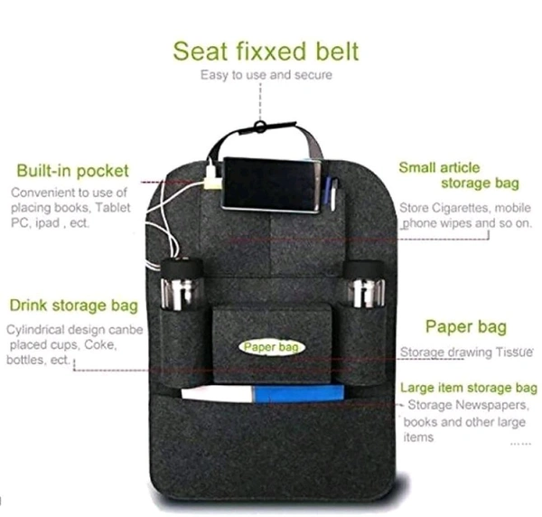 Car Back Seat Organiser (Random)