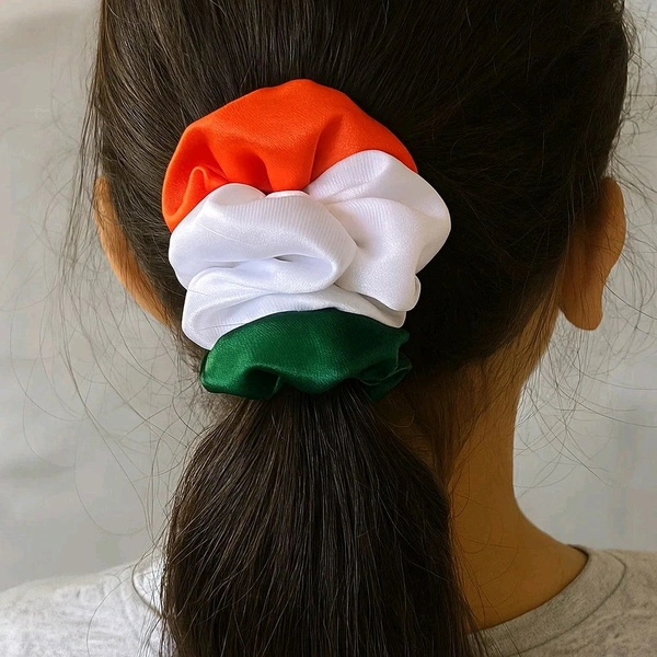 Tri Color Scrunchies