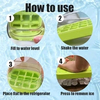 Ice Cube Bottle, My Crush Cup Ice, Cool Summer Ice Bottle Cup, 2 in 1 Ice Cube Tray Water Bottle with Straw - 500Ml (Random Color)