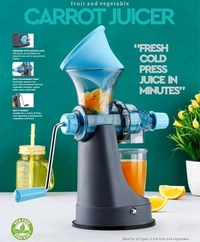 Hand Juicer Machine Manual Juice Maker For Home (Random Color)