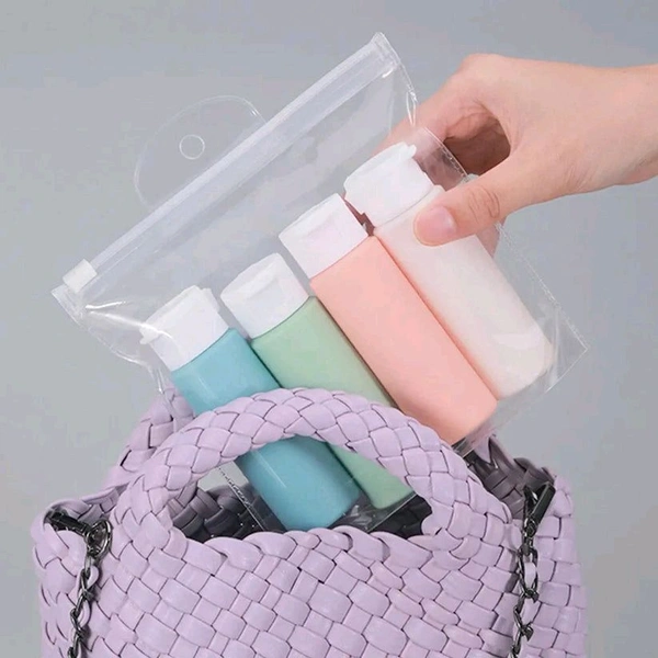 Travel Bottles For Toiletries, 4pcs Travel Toiletry Bottles Silicone Travel Squeeze Bottle