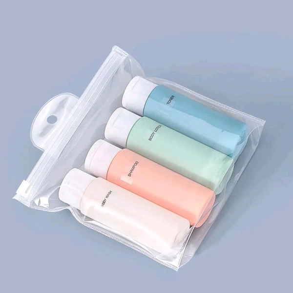 Travel Bottles For Toiletries, 4pcs Travel Toiletry Bottles Silicone Travel Squeeze Bottle