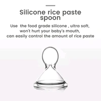 Mumlove 3-in-1 Silicone Baby Feeding Bottle, Food Dispensing Spoon & Duckbill Sipper - 150ml (random color)