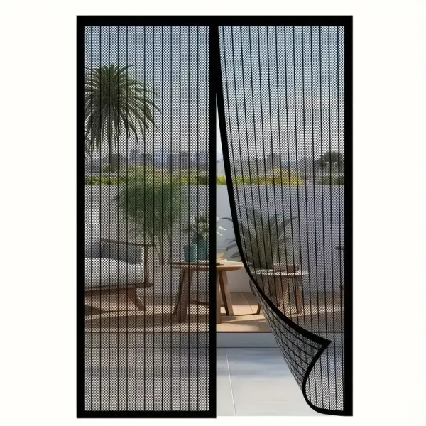 Magic Mesh Magnetic Screen Door – Hands-Free, Bug-Free, Easy Install | SKVWORLD  