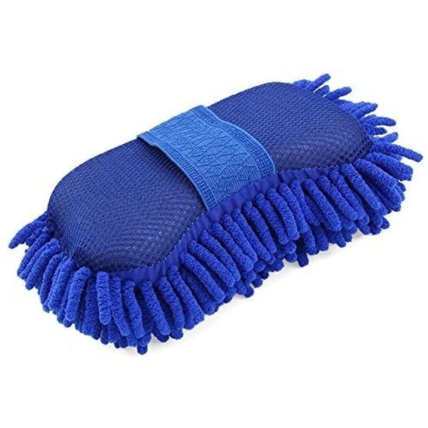 SKVWORLD Microfiber Car Cleaning Sponge – Ultra-Soft, Scratch-Free Wash & Dry Duster for Cars, Bikes & Home Cleaning | Super Absorbent & Reusable