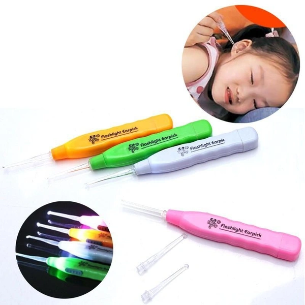 LED FLASHLIGHT EARPICK WITH TWEEZER