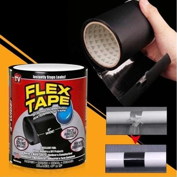 SKVWORLD Flex Tape – Ultra-Strong, Waterproof Repair Tape for Instant Leak Sealing, Cracks, Pipes, Roofs, Pools & More!