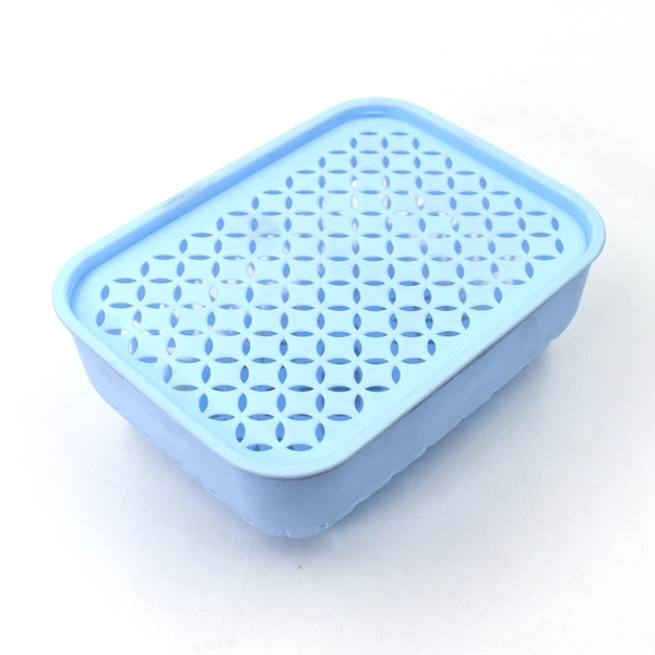 SKVWORLD Plastic Basket for Fruits & Vegetables | Multipurpose Storage Basket 🥦🍎 | Safe, Durable & Easy to Handle | (Pack of 1)