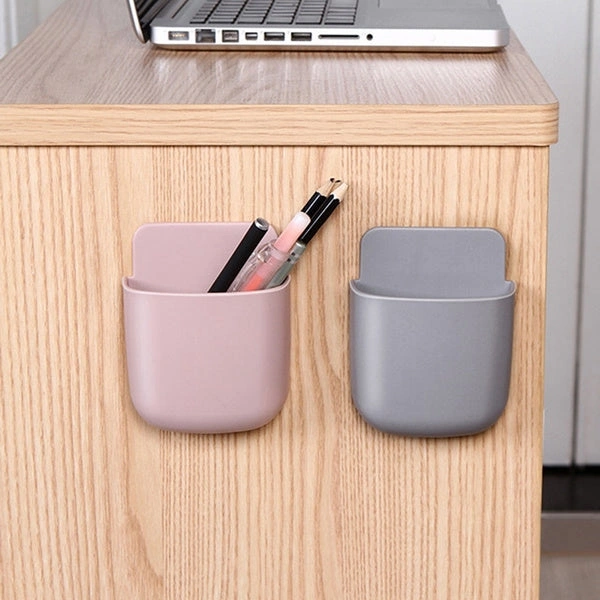1487 4 Pic WALL MOUNTED STORAGE CASE WITH MOBILE PHONE CHARGING HOLDER
