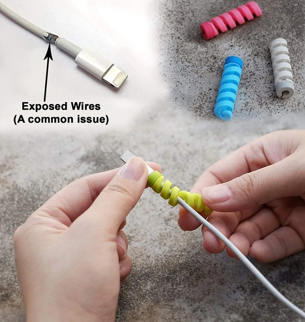 SPIRAL CHARGER SPRING CABLE PROTECTOR