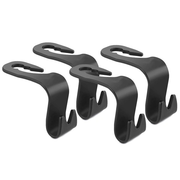 SKVWORLD Universal Car Backseat Organizer Hooks – Heavy-Duty Headrest Hangers for Handbags, Grocery Bags, Wallets & More – Space-Saving & Easy Installation for All Vehicles! 