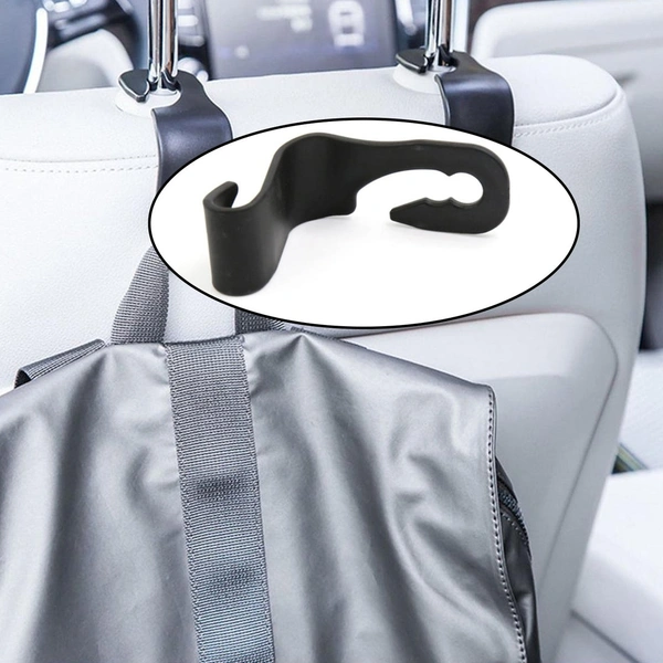 SKVWORLD Universal Car Backseat Organizer Hooks – Heavy-Duty Headrest Hangers for Handbags, Grocery Bags, Wallets & More – Space-Saving & Easy Installation for All Vehicles! 