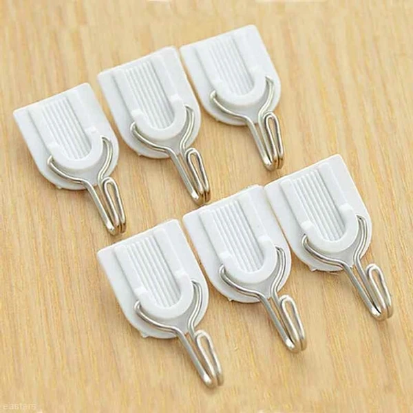 ADHESIVE STICKER ABS PLASTIC HOOK TOWEL HANGER FOR KITCHEN/BATHROOM