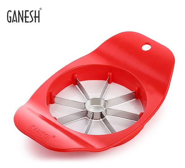 8124 GANESH PLASTIC & STAINLESS STEEL APPLE CUTTER (COLORS MAY VARY)