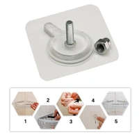 SKVWORLD Adhesive Screw Wall Hooks – Heavy-Duty, No-Drill & Strong Hold for Home & Office