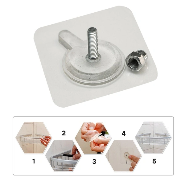 SKVWORLD Adhesive Screw Wall Hooks – Heavy-Duty, No-Drill & Strong Hold for Home & Office