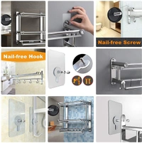 SKVWORLD Adhesive Screw Wall Hooks – Heavy-Duty, No-Drill & Strong Hold for Home & Office