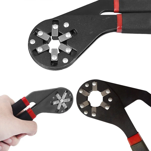 MULTI-FUNCTION HEXAGON UNIVERSAL WRENCH ADJUSTABLE BIONIC PLIER SPANNER REPAIR HAND TOOL