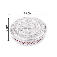ROUND CANDY BOX, DRY FRUIT BOX FOR KITCHEN STORAGE HOME DECOR