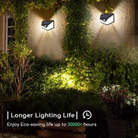 SOLAR LIGHTS FOR GARDEN LED SECURITY LAMP FOR HOME, OUTDOORS PATHWAYS