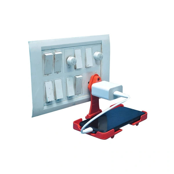MULTI-PURPOSE WALL CHARGING MOBILE STAND  (Multi Color)