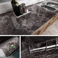 Black Marble Peel and Stick Wallpaper – 60"x200" Waterproof Vinyl Contact Paper for Countertops, Cabinets, Walls & Furniture Renovation