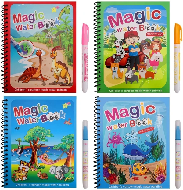 MAGIC WATER QUICK DRY BOOK WATER COLORING BOOK