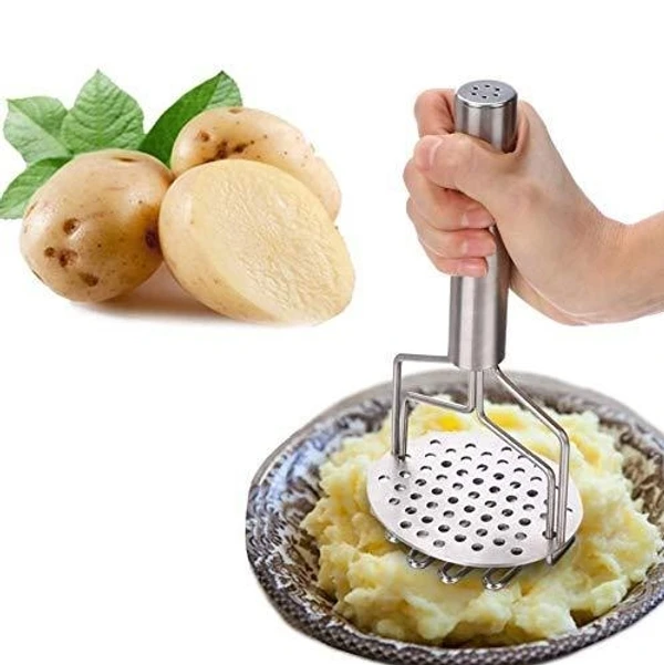 0750_STAINLESS STEEL HAND MASHER (MASH FOR DAL/VEGETABLE/POTATO/BABY FOOD/PAV BHAJI