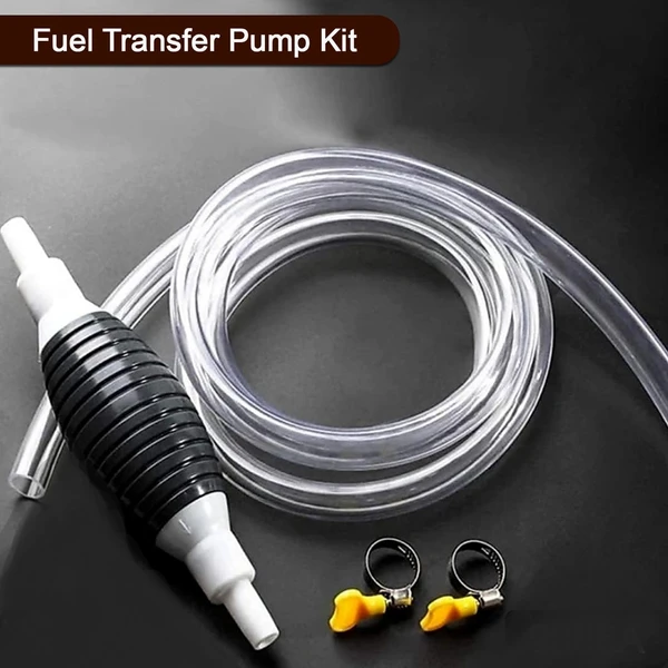 Fuel Transfer Pump Kit, High Flow Siphon Hand Oil Pump