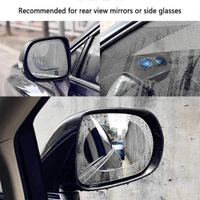 SKVWORLD Car Rearview Mirror Rainproof Film – Anti-Fog, Waterproof & Clear Vision Protection | Universal Auto Sticker for Safe Driving in All Weather