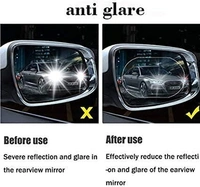 SKVWORLD Car Rearview Mirror Rainproof Film – Anti-Fog, Waterproof & Clear Vision Protection | Universal Auto Sticker for Safe Driving in All Weather