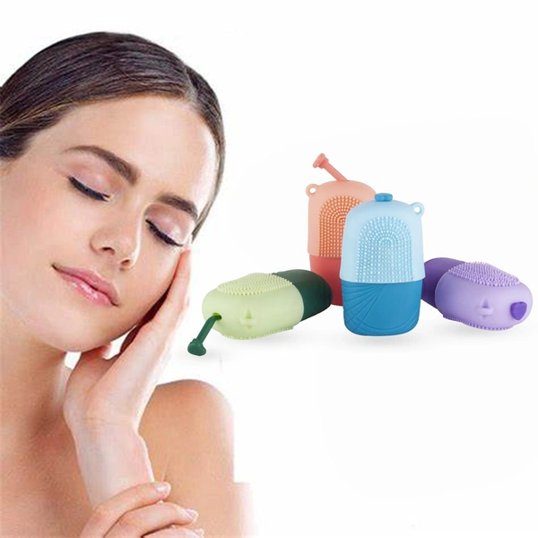  Face Roller & Scrubber – Reusable Silicone Facial Ice Roller for Glowing & Tightening Skin|skvworld