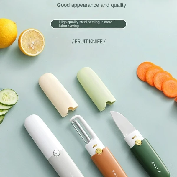 2 in 1 Portable MultiFunction Fruit Knife