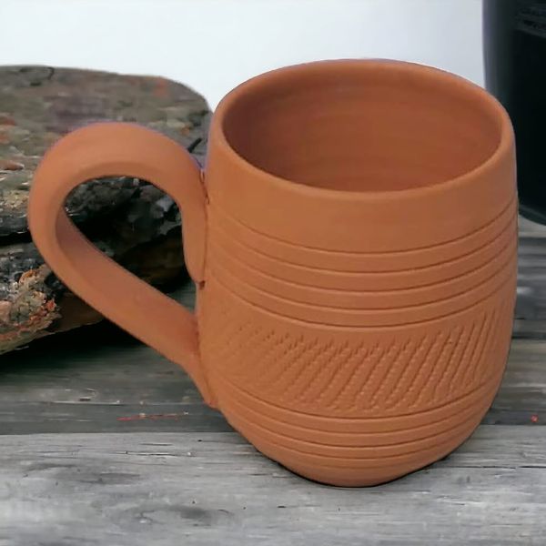 Unique Clay Cup With Handle