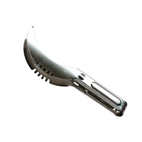 WATERMELON CANTALOUPE SLICER STAINLESS STEEL KNIFE CORER