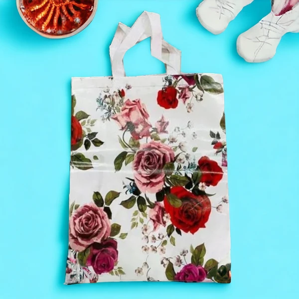 Flower Printed Carry Bag