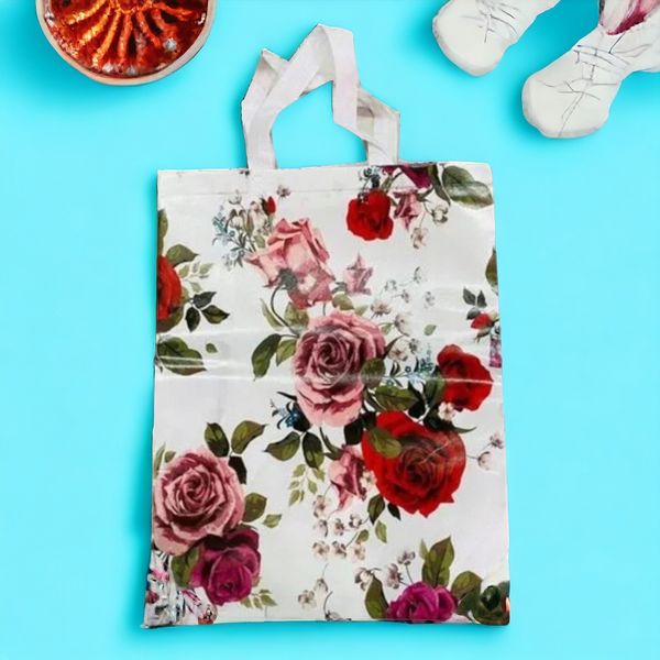 Flower Printed Carry Bag