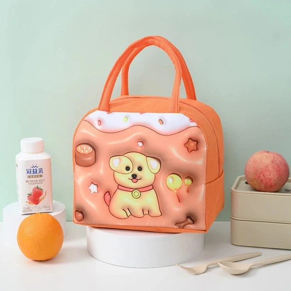 3D Cartoon Lunch Bag – Cute, Insulated & Portable for Kids & Professionals!