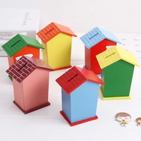 Antique House-Shaped Coin Bank for Kids & Adults – Cute Money Saving Box with Animal Cut-Out Design | SKVWORLD